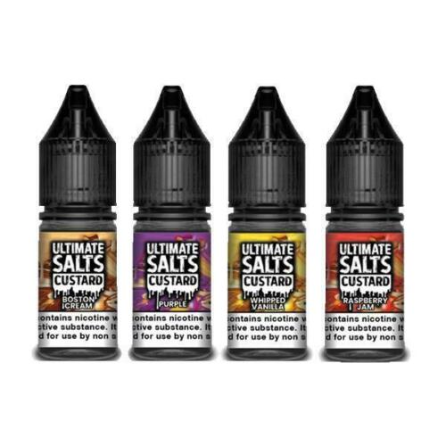 Ultimate Puff Nic Salts E Liquid Custard Series 10mg 20mg 10ml