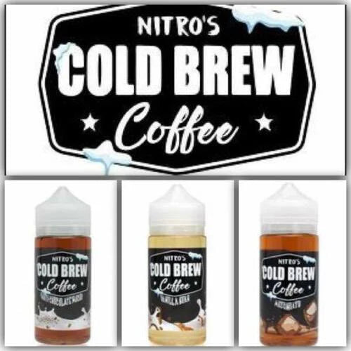 NITRO'S COLD BREW E Liquid AMERICAN Vaping Juice All Series 100ml 0mg TPD