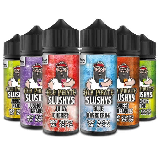 Old Pirate Slushys All Flavours E-Cig Liquid 100ML 0MG Ultimate Vaping Juice TPD