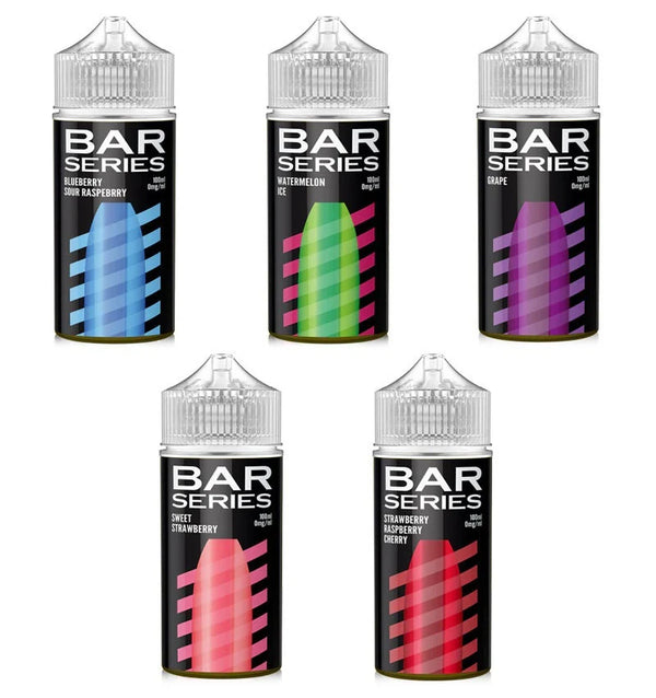 Bar Series 100ml Shortfill E-Liquids 0MG TPD UK