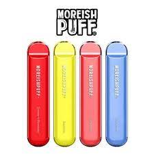 MOREISH PUFF AIR BAR 575 PUFF DISPOSABLE POD DEVICE Nic Salt 1.8MG 2ML