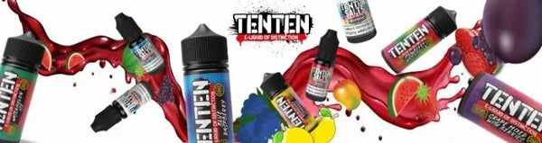 Nic Salt 10ml E Liquid TEN TEN Premium Vape Juice 50VG/50PG 10 & 20 mg