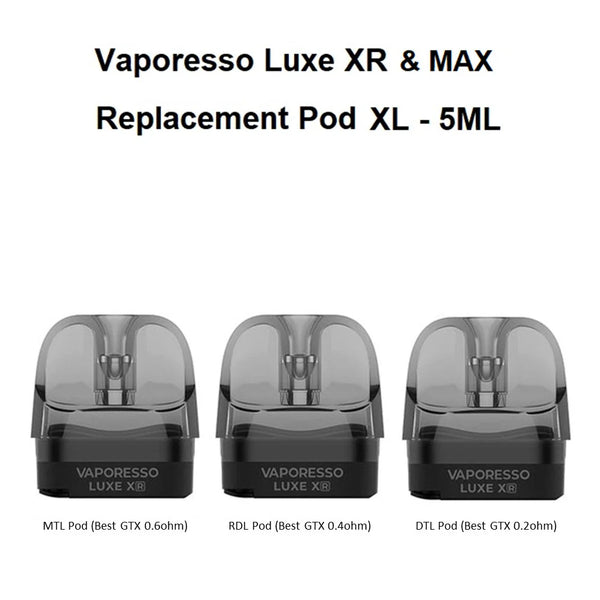 VAPORESSO LUXE XR MAX POD CARTRIDGE XL