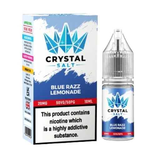 Crystal Salt 10ml Nic Salts E-Liquid UK MADE 2023 FLAVOURS