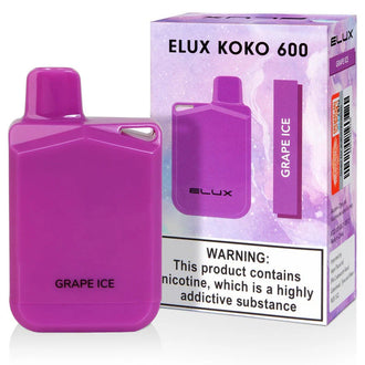 10 Pieces Bundle Elux Koko Disposable Device 600 Puffs TPD MHRA REG