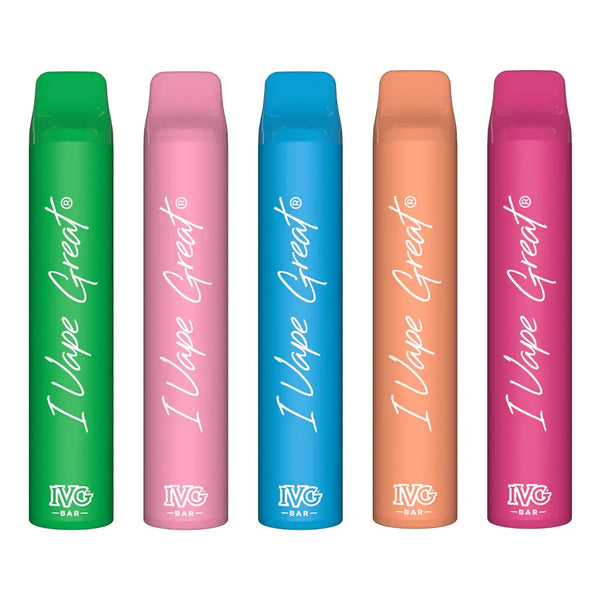 IVG Bar Plus 800 Puff Disposable Vape 22 Delicious Flavours