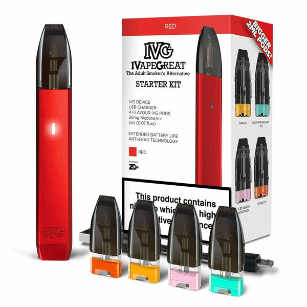 IVG Pod Starter Kit - Includes 4 Pods