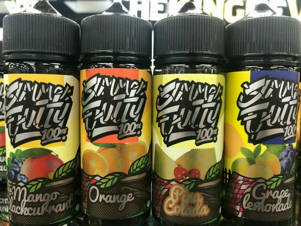 Summer Fruity E-liquid Vaping Juice By The King Of Vapes 100ML 0MG TPD